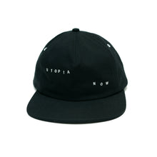 DROP 1 Five-Panel Hat (Black/White)