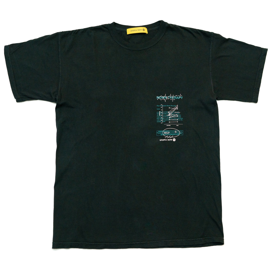 MDMA THERAPY T-SHIRT (Vintage Black, Teal, Powder Pink)