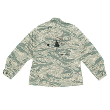BURNING MONK Camouflage Air Force Jacket