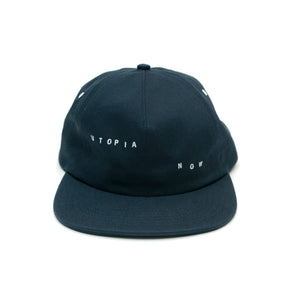 DROP 1 Five-Panel Hat (Navy/White)
